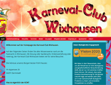 Tablet Screenshot of kc-wixhausen.de